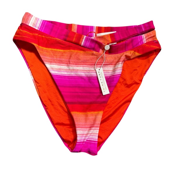 TRINA TURK SWIM & SPA COLLECTION high waist high cut bikini swim bottom size 12